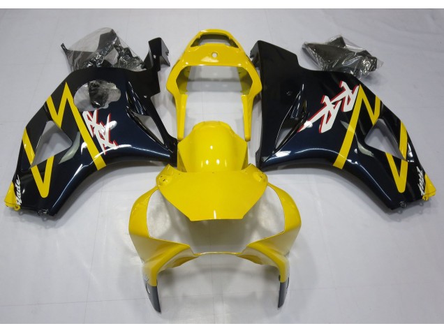 2002-2003 Yellow Black Honda CBR954RR Motorcycle Fairing