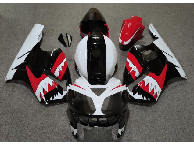 2002-2005 Red Shark Kawasaki ZX12R Motorcycle Fairing 2002-2005 Red Shark Kawasaki ZX12R Motorcycle Fairing