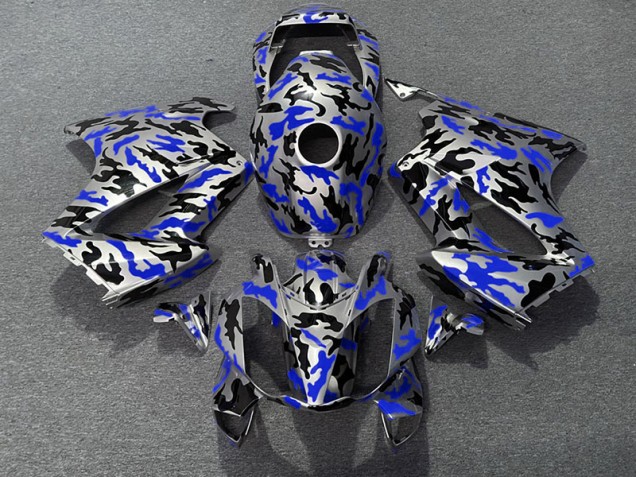 2002-2012 Blue Camo Honda VFR800 Motorcycle Fairing 2002-2012 Blue Camo Honda VFR800 Motorcycle Fairing