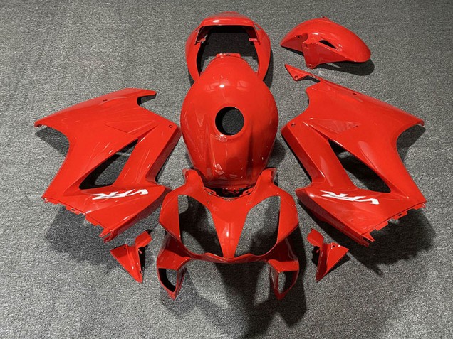 2002-2012 Gloss Red Honda VFR800 Motorcycle Fairing