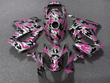 2002-2012 Pink Camo Honda VFR800 Motorcycle Fairing