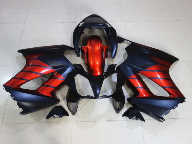 2002-2012 Red and Black Honda VFR800 Motorcycle Fairing 2002-2012 Red and Black Honda VFR800 Motorcycle Fairing
