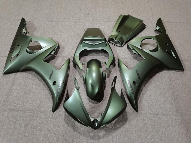 2003-2004 Army Green Yamaha R6 Motorcycle Fairing