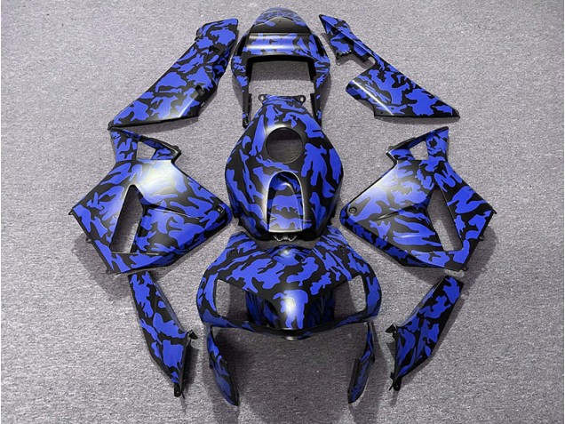 2003-2004 Blue Camo Honda CBR600RR Motorcycle Fairing 2003-2004 Blue Camo Honda CBR600RR Motorcycle Fairing