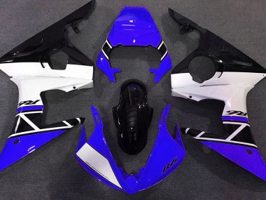 2003-2004 Blue White and Black Yamaha R6 Motorcycle Fairing