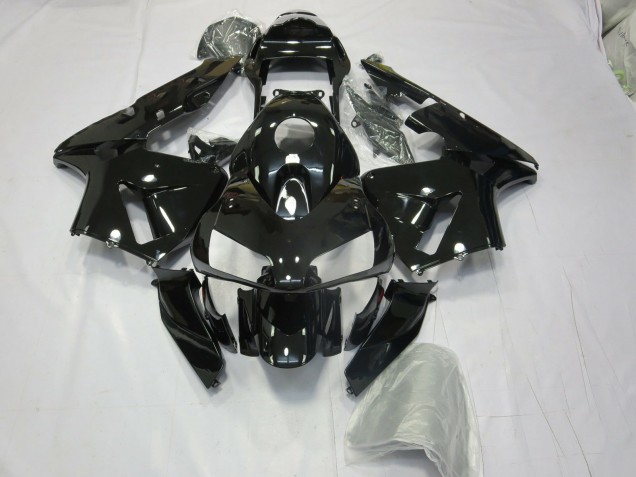 2003-2004 Gloss Black Honda CBR600RR Motorcycle Fairing 2003-2004 Gloss Black Honda CBR600RR Motorcycle Fairing