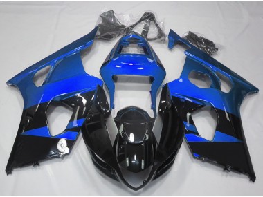 2003-2004 Gloss Blue & Black Suzuki GSXR 1000 Motorcycle Fairing