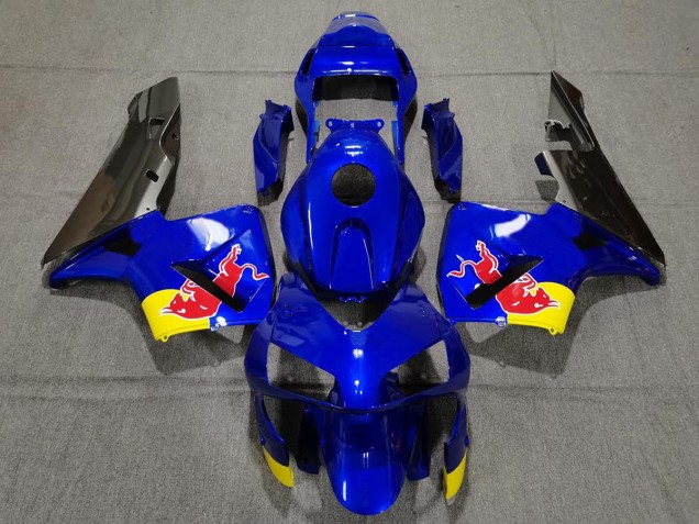 2003-2004 Gloss Blue Red Bull Honda CBR600RR Motorcycle Fairing
