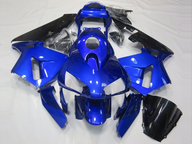 2003-2004 Gloss Blue and Black Honda CBR600RR Motorcycle Fairing 2003-2004 Gloss Blue and Black Honda CBR600RR Motorcycle Fairing