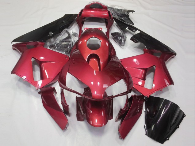 2003-2004 Gloss Candy Red Honda CBR600RR Motorcycle Fairing 2003-2004 Gloss Candy Red Honda CBR600RR Motorcycle Fairing