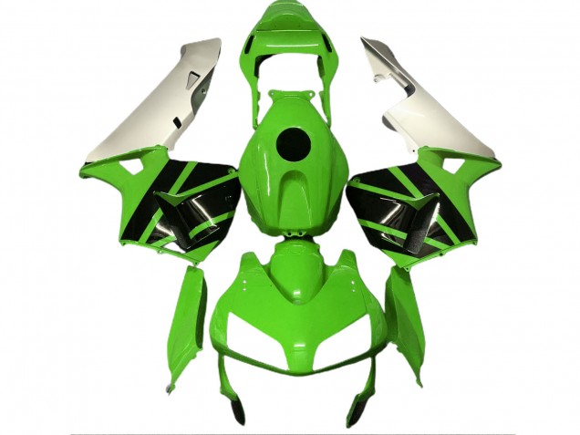 2003-2004 Gloss Green & Matte Silver Honda CBR600RR Motorcycle Fairing 2003-2004 Gloss Green & Matte Silver Honda CBR600RR Motorcycle Fairing