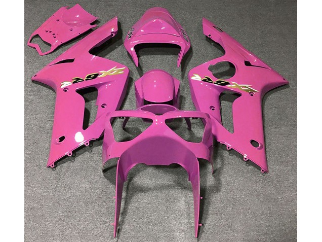 2003-2004 Gloss Pink Kawasaki ZX6R Motorcycle Fairing 2003-2004 Gloss Pink Kawasaki ZX6R Motorcycle Fairing