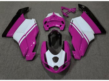 2003-2004 Gloss Pink & White Ducati Ducati 749 999 Motorcycle Fairing