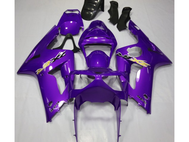 2003-2004 Gloss Purple Kawasaki ZX6R Motorcycle Fairing
