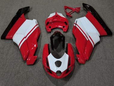 2003-2004 Gloss Red & White Ducati Ducati 749 999 Motorcycle Fairing