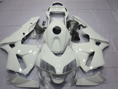 2003-2004 Gloss White Plain Honda CBR600RR Motorcycle Fairing