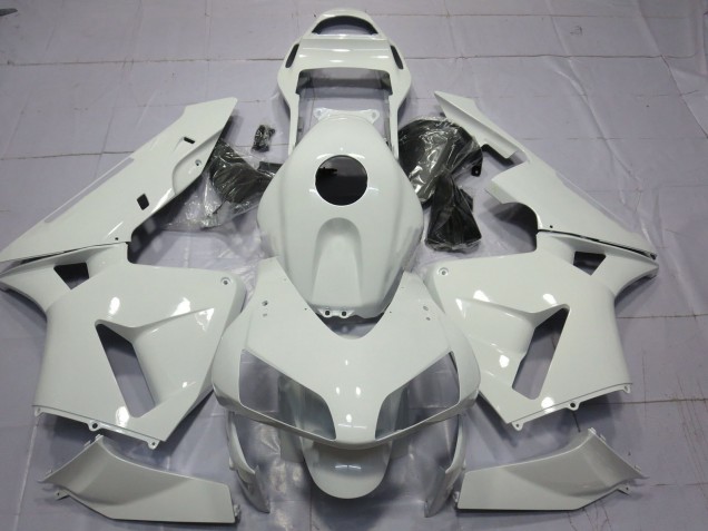 2003-2004 Gloss White Plain Honda CBR600RR Motorcycle Fairing