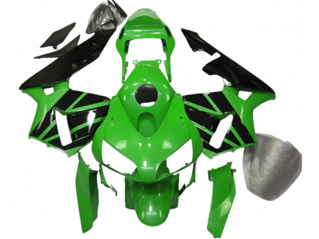 2003-2004 Green Black No Decals Honda CBR600RR Motorcycle Fairing 2003-2004 Green Black No Decals Honda CBR600RR Motorcycle Fairing