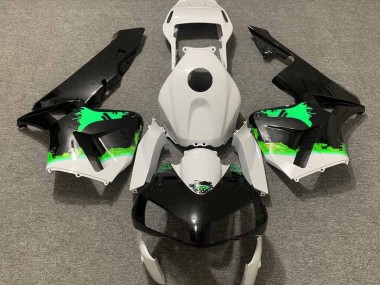 2003-2004 Green Splatter Honda CBR600RR Motorcycle Fairing