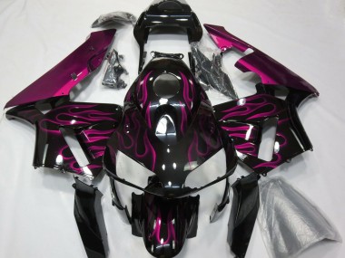 2003-2004 Hot Pink Flames Honda CBR600RR Motorcycle Fairing