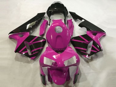 2003-2004 Hot Pink & Gloss Black Honda CBR600RR Motorcycle Fairing