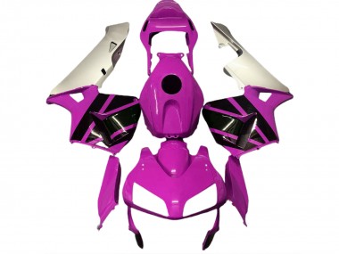 2003-2004 Hot Pink & Matte Silver Honda CBR600RR Motorcycle Fairing