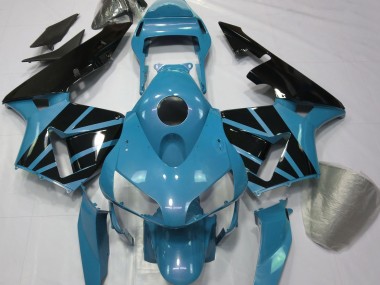 2003-2004 Light Blue & Gloss Black Honda CBR600RR Motorcycle Fairing