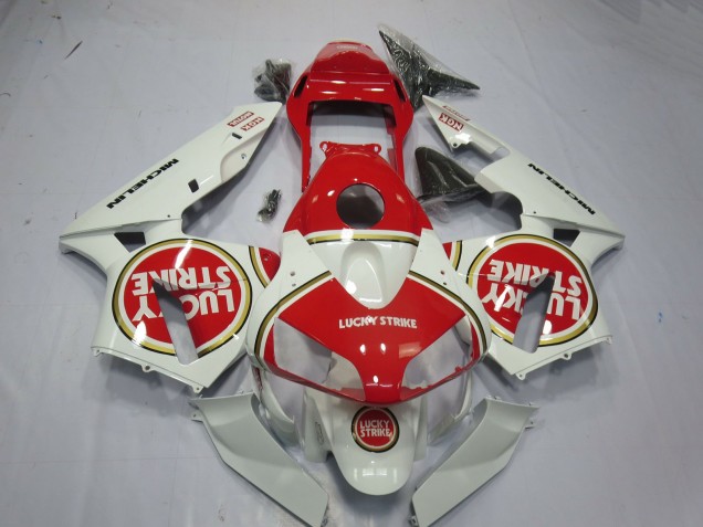 2003-2004 Lucky Strike Honda CBR600RR Motorcycle Fairing 2003-2004 Lucky Strike Honda CBR600RR Motorcycle Fairing