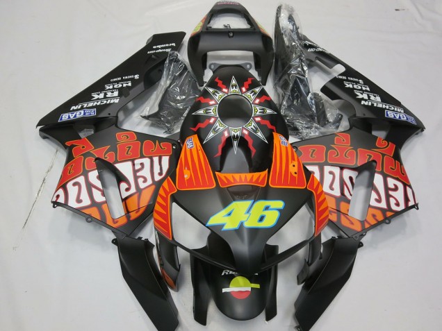 2003-2004 Matte Rossi Design Honda CBR600RR Motorcycle Fairing 2003-2004 Matte Rossi Design Honda CBR600RR Motorcycle Fairing