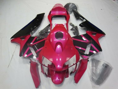 2003-2004 Pink and Black Honda CBR600RR Motorcycle Fairing