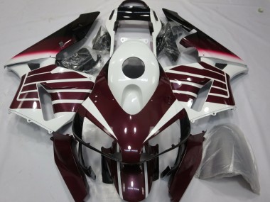 2003-2004 Purple and White Honda CBR600RR Motorcycle Fairing