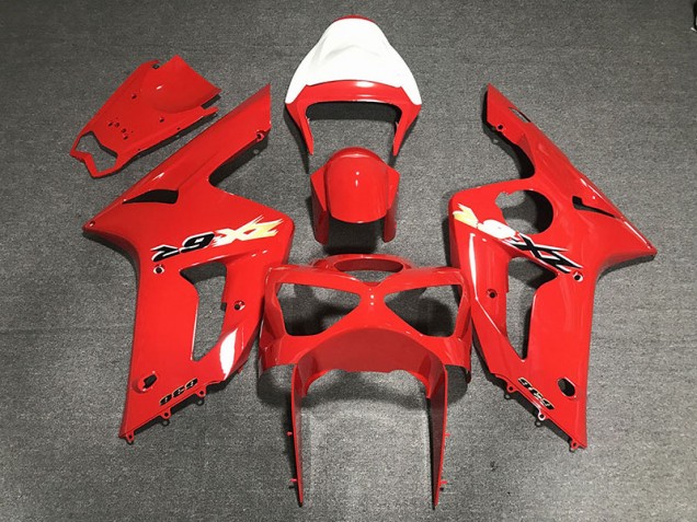 2003-2004 Red 636 Kawasaki ZX6R Motorcycle Fairing