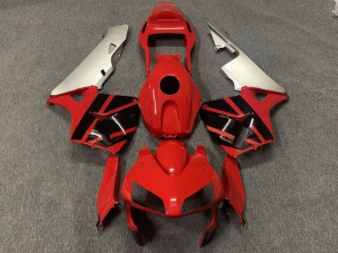 2003-2004 Red Black and Silver Honda CBR600RR Motorcycle Fairing
