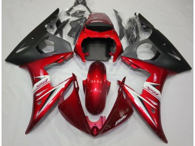 2003-2004 Red & White Yamaha R6 Motorcycle Fairing