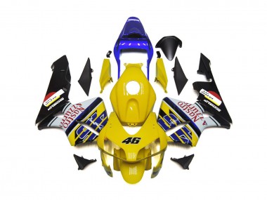 2003-2004 Yellow Nastro Azzurro 46 Honda CBR600RR Motorcycle Fairing