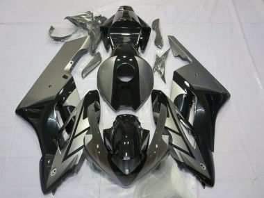 2004-2005 Black and Silver Honda CBR1000RR Motorcycle Fairing