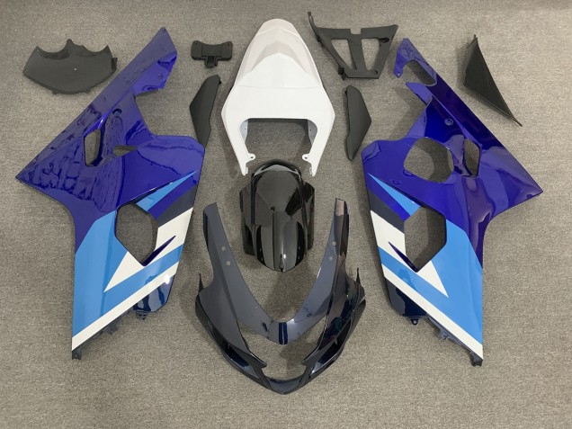 2004-2005 Blues Suzuki GSXR 600-750 Motorcycle Fairing 2004-2005 Blues Suzuki GSXR 600-750 Motorcycle Fairing