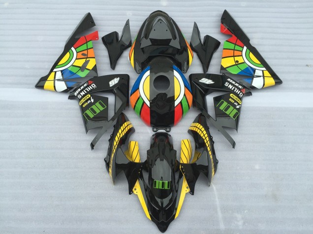 2004-2005 Color Wheel Kawasaki ZX10R Motorcycle Fairing