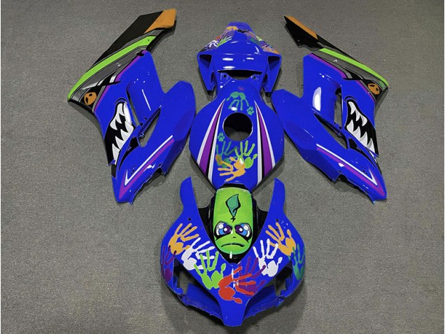 2004-2005 Dark Blue Shark Honda CBR1000RR Motorcycle Fairing