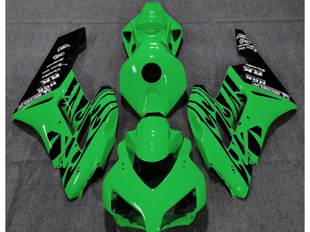 2004-2005 Gloss Green Flame Honda CBR1000RR Motorcycle Fairing