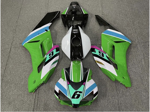 2004-2005 Green 6 Honda CBR1000RR Motorcycle Fairing