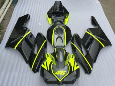 2004-2005 Grey Black and High Viz Honda CBR1000RR Motorcycle Fairing