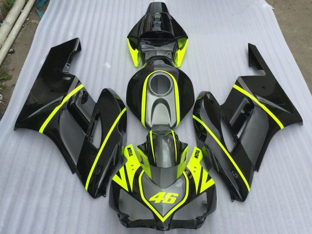 2004-2005 Grey Black and High Viz Honda CBR1000RR Motorcycle Fairing 2004-2005 Grey Black and High Viz Honda CBR1000RR Motorcycle Fairing