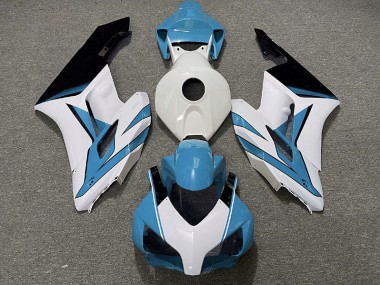 2004-2005 Light Blue White and Gloss Black Honda CBR1000RR Motorcycle Fairing