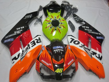 2004-2005 Lime Rossi Repsol Honda CBR1000RR Motorcycle Fairing