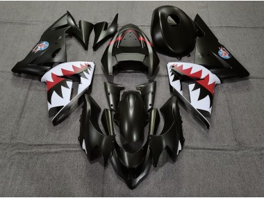 2004-2005 Matte Black Betty Bomber Kawasaki ZX10R Motorcycle Fairing