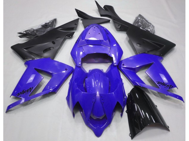 2004-2005 Pearl Blue & Black Kawasaki ZX10R Motorcycle Fairing 2004-2005 Pearl Blue & Black Kawasaki ZX10R Motorcycle Fairing