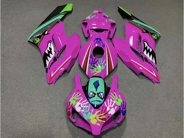 2004-2005 Pink Shark Honda CBR1000RR Motorcycle Fairing 2004-2005 Pink Shark Honda CBR1000RR Motorcycle Fairing