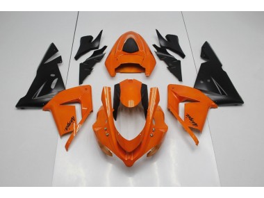 2004-2005 Plain Orange Ninja Kawasaki ZX10R Motorcycle Fairing