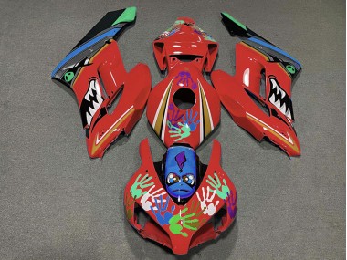 2004-2005 Red Shark Honda CBR1000RR Motorcycle Fairing